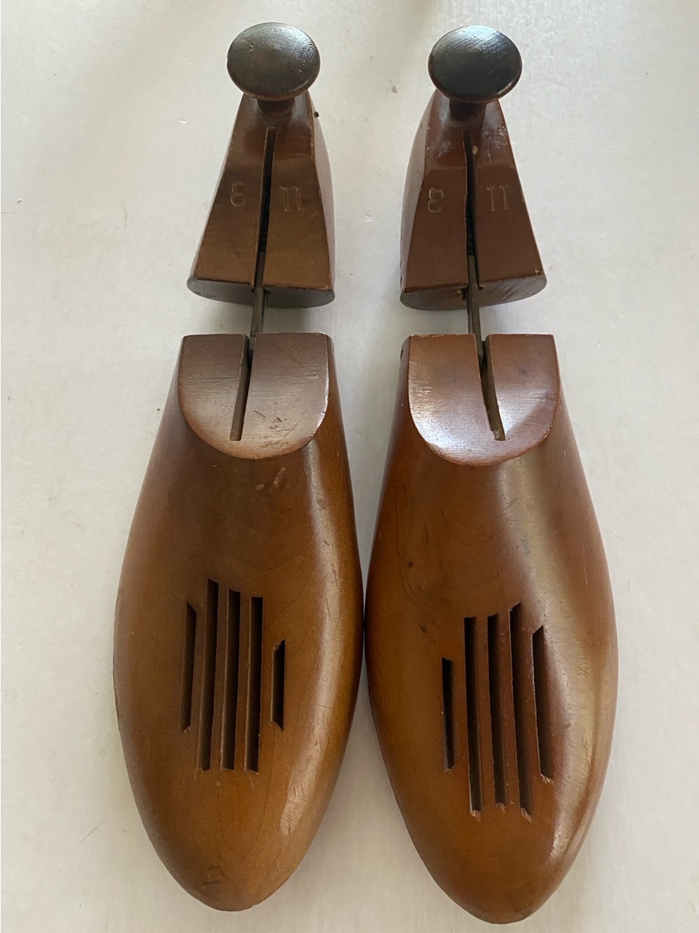 Vintage Men's Brown Wood Unbranded Shoe Trees Size 11